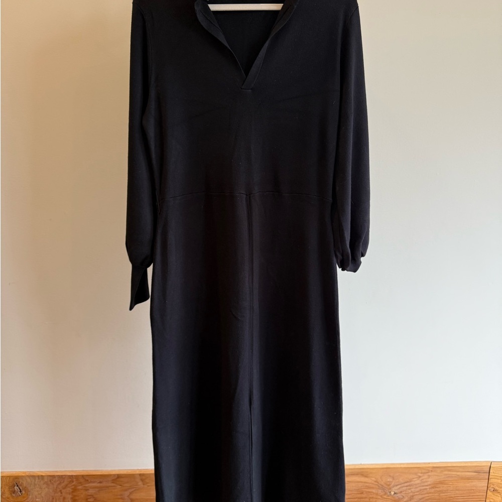 Ever New Elegant Black Long Sleeve Dress